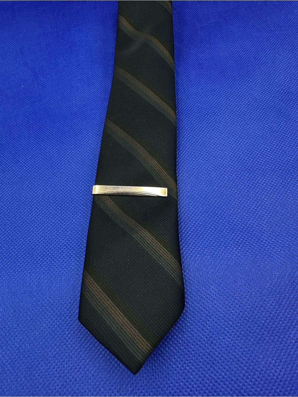 Swank Gold Tone Rectangular Tie Bar Clip - MbTGr1